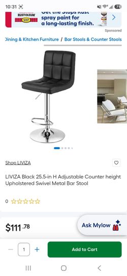 Bar stool swivel PAIR