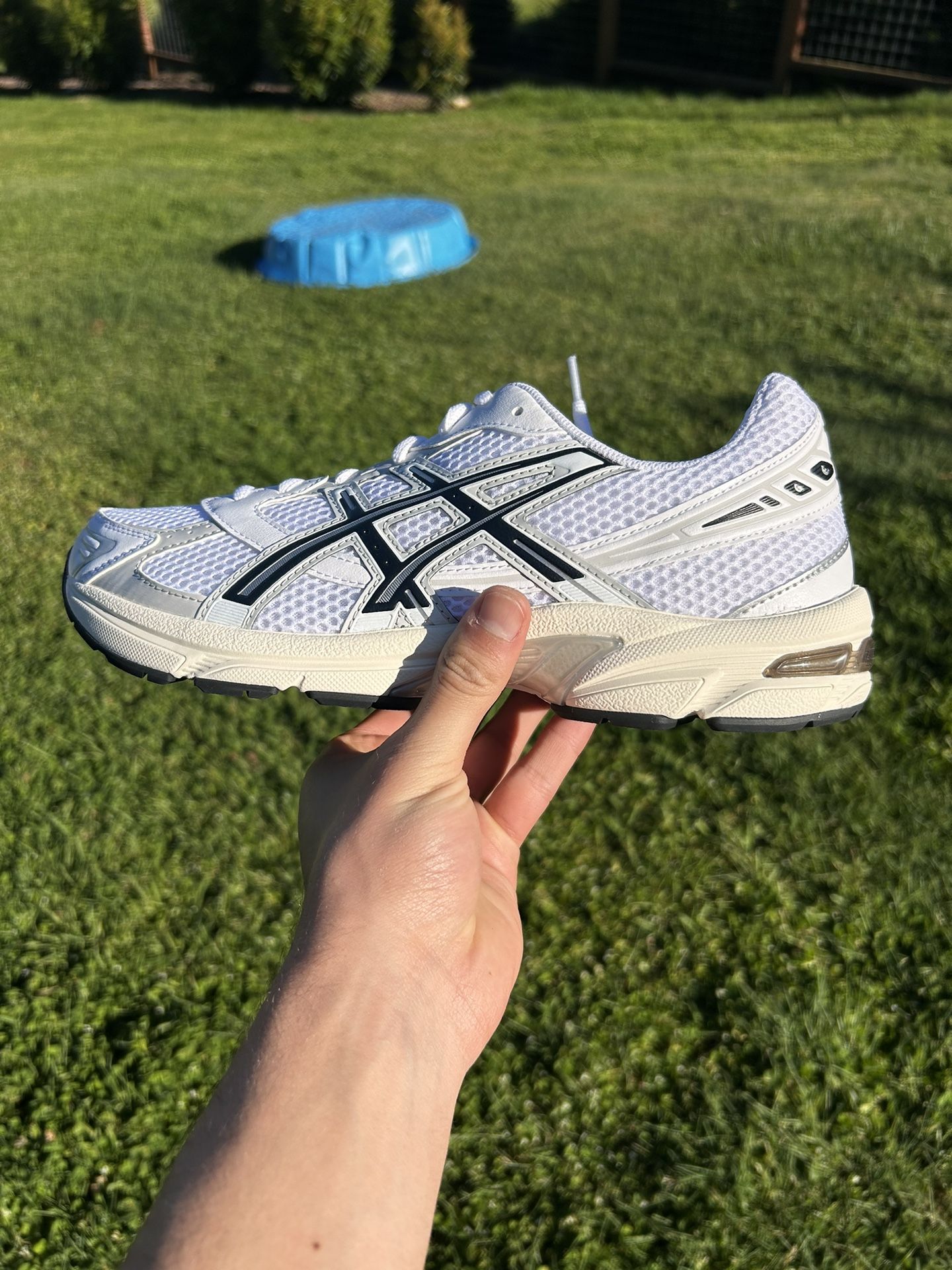 ASICS GEL-1130 White Cloud Grey SIZE 9.5! 