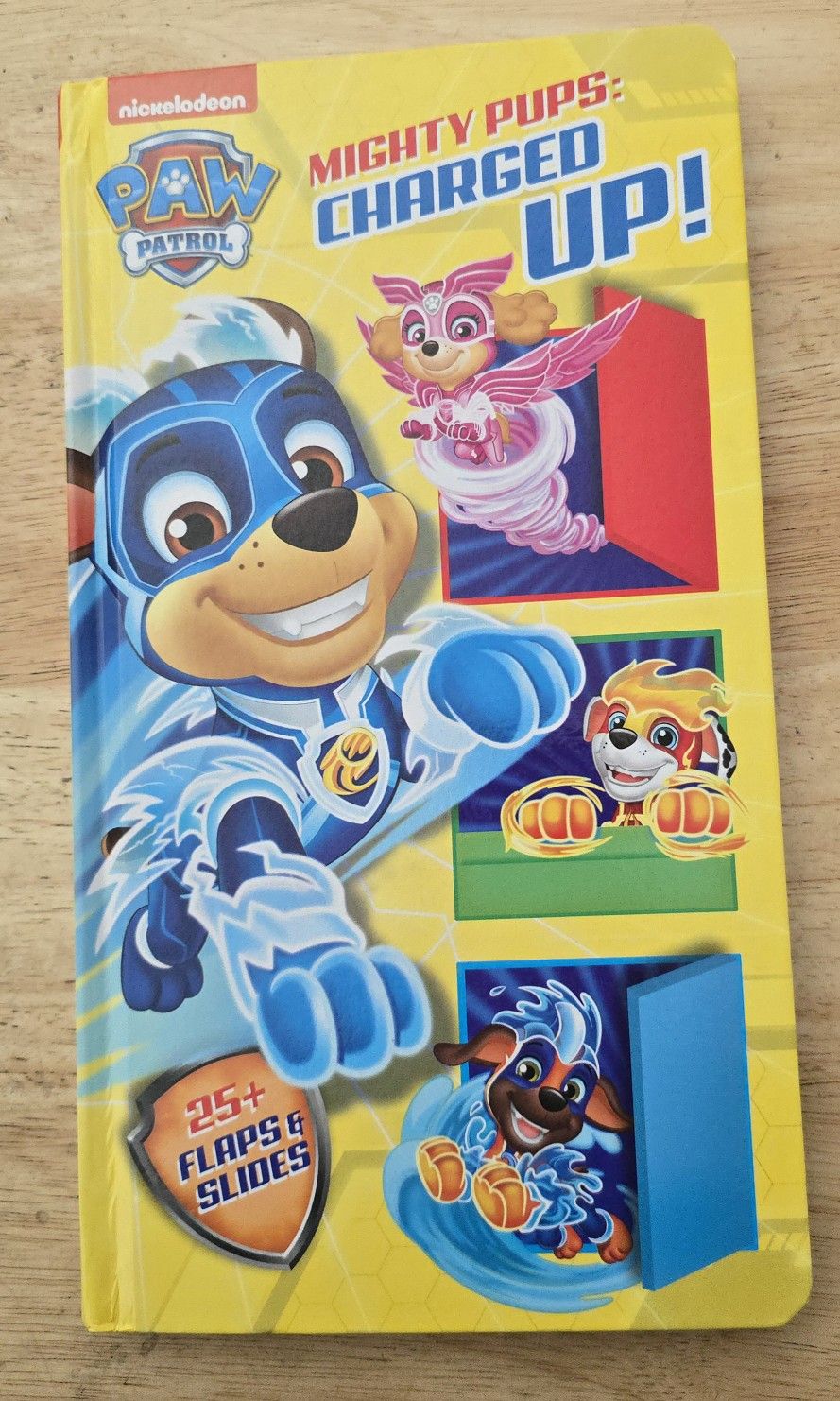 New nickelodeon paw patrol, mighty pups charge up board book
