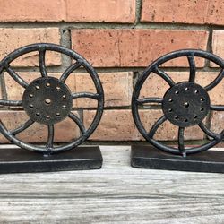 Two Metal Bookends