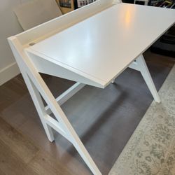 Kids Ever Simple White Small Desk - Crate And Barrel