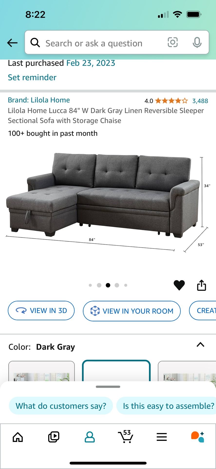 Pull Out Couch