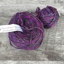 Life's An Expedition Medieval Violets Lambswool Alpaca Blend Yarn