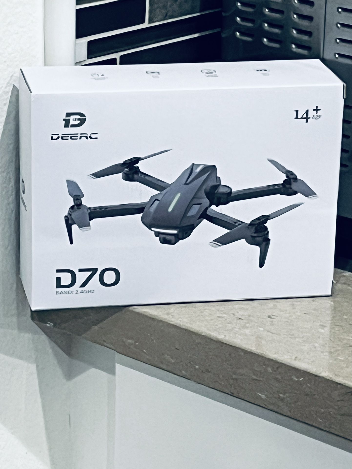 Brand New  DEERC Drone with Camera, D70 Drones with Camera for Adults 1080P HD