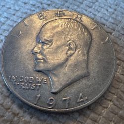 1974 Liberty Eisenhower One Dollar Coin