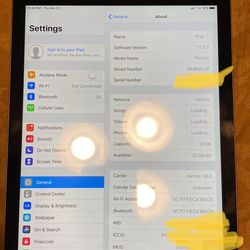 iPad Air Silver 32G Unlock Cellular With Cover And Charger And Cable