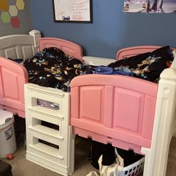 Step2 Girl's Loft and Storage Twin Bed