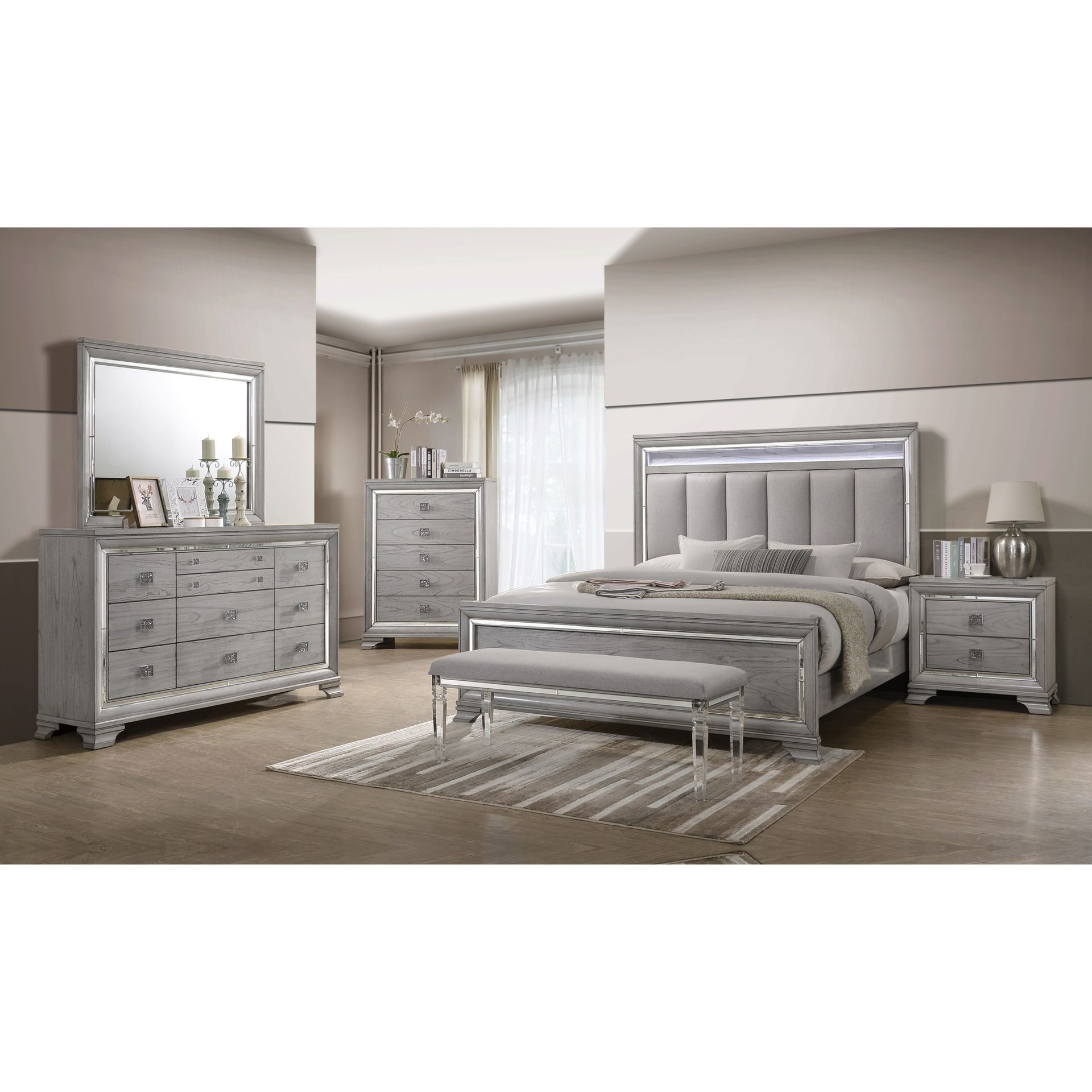 4PC King Bedroom Set
