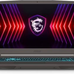 MSI Thin 15 15.6” 144Hz FHD Gaming Laptop: Intel Core i7-13620H, NVIDIA Geforce RTX 4050, 16GB DDR4, 512GB NVMe SSD, WiFi 6E, Win 11: Black B13VE-2678