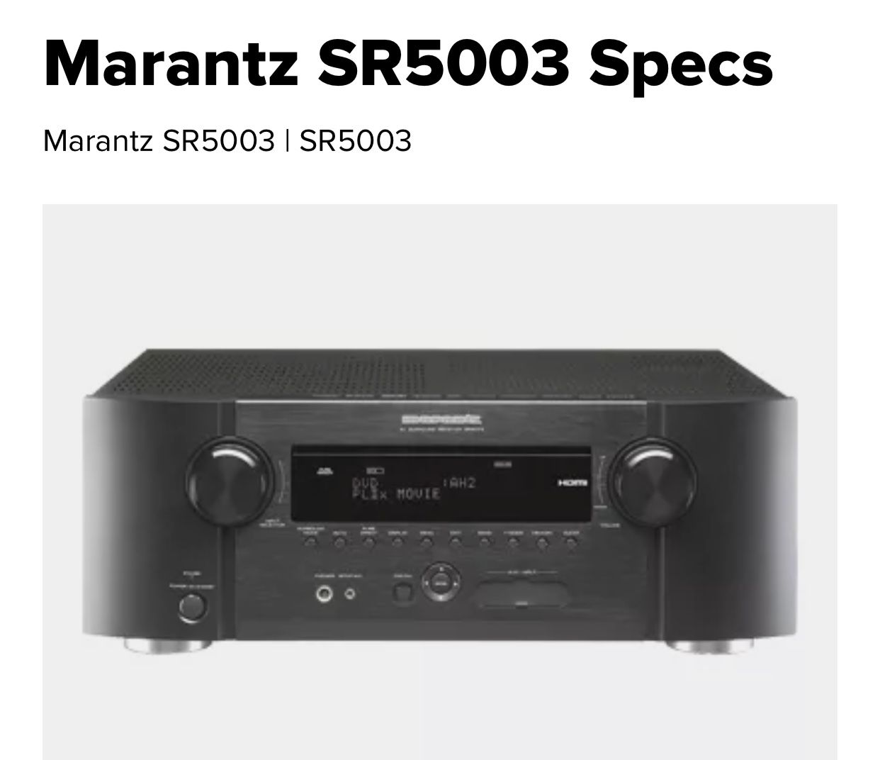 Marantz SR5003