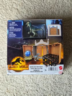 Jurassic World Dominion Micro Collection Playset Mattel Blue Raptor New Box Wear