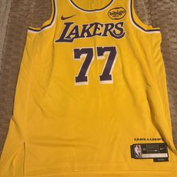 Luka Doncic Laker Jersey Size L Icon Edition 