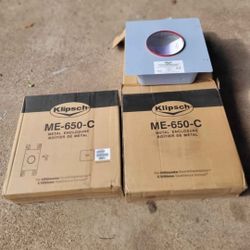 New In Box  Metal Klipsch ME-650-C 