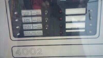 SIMPLEX 4002 CONVENTIONAL FIRE ALARM SYSTEM CONTROL CONTROLLER PANEL FACU FACP