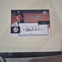 Derek Jeter SP Chirography 