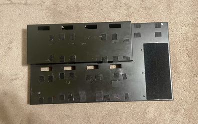 Pedalboard With Elevated Area For Guitar/Bass Effects