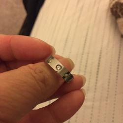 Stainless Steel Wedding Band Size 7