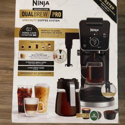 Ninja Dualbrew XL Coffee Maker for Grounds and Pods, with Hot and Iced  Coffee Ca