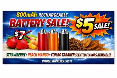 800 mah rechargeable battery comes with free scented air freshener