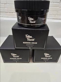 Tattoo numbing balm