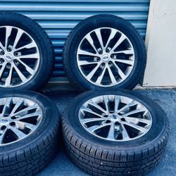 SET OF WHEELS AND TIRES 20”