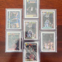 Michael Jordan 1992 Topps Basketball Cards! Topps Gold & Beam Team!