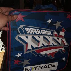 Factory E-trade Collectable Superbowl 36 Seat Cushion 