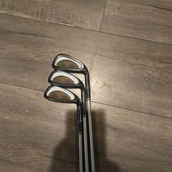 SHAMROCK M5 GOLF CLUBS (IRON #6/8/9)GRAPHITE SHAFTS, STIFF FLEX, R/H