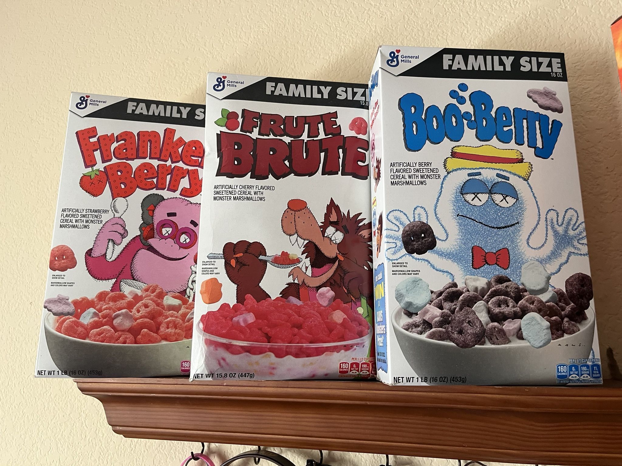 Kews X Monsters Cereal Boxes