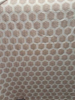 Embroidered  Hexagon Fabric