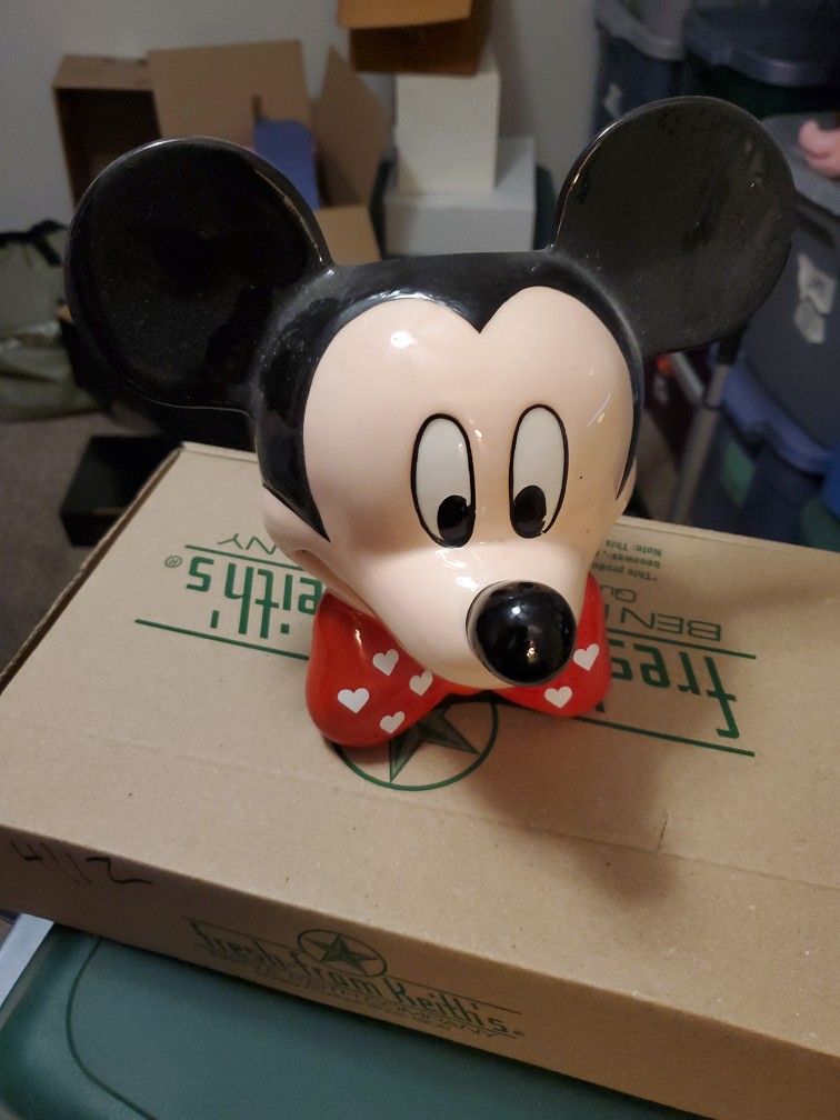 Vintage  Mickey Mouse   Flower pot or planter
