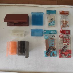 Vintage Fishing Tackle & Utility Box Lot (Flambeau-Vichek & Lite-Tuff) - NOS