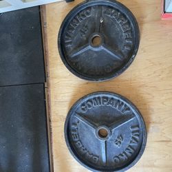 45lb Olympic Weight Plates