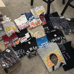 Random assorted t-shirts