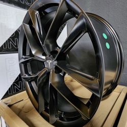 22 INCH NEW WHEELS ARACHNID PERFORMANCE STYLE FOR TESLS MODEL S AND X WITH NEW TIRES !!!