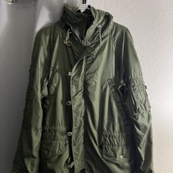Green Alpha Industries Jacket/Parka