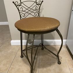 Metal Vanity Chair