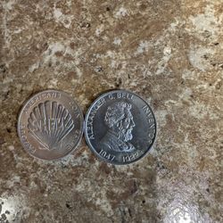 Vintage Shell Tokens/Coins Can Ship If Needed