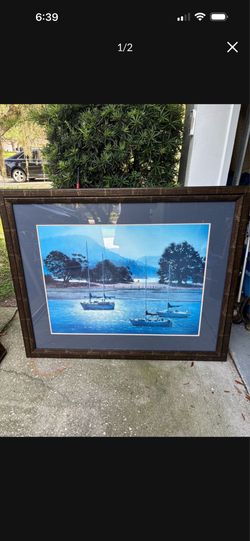 Kiff Holland HUGE FRAMED ART