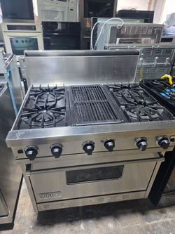 36" Viking Professional Stainless Steel Gas Range