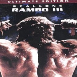 RAMBO III DVD MOVIE DISC TESTED WORKING SYLVESTER STALLONE ACTION FILM