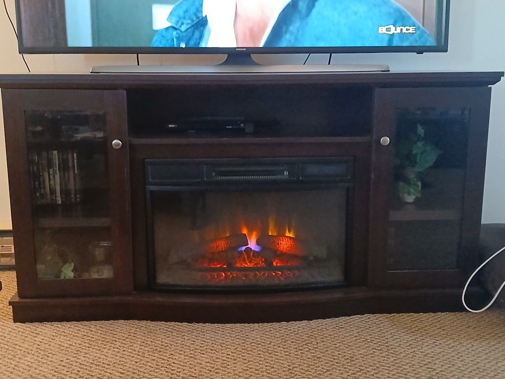 Electric Fireplace/heater/TV Stand