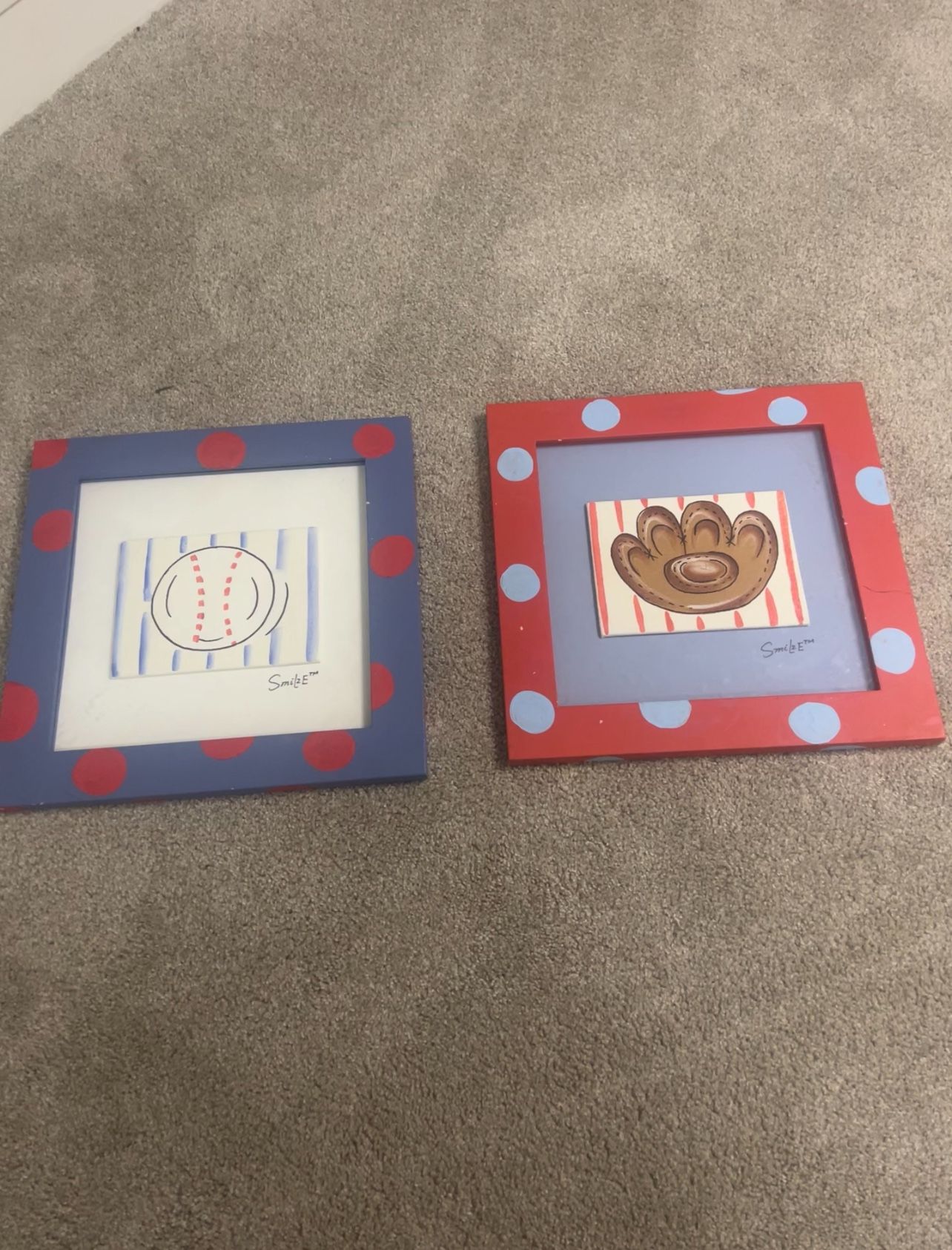 Baseball Pictures $10 For Both