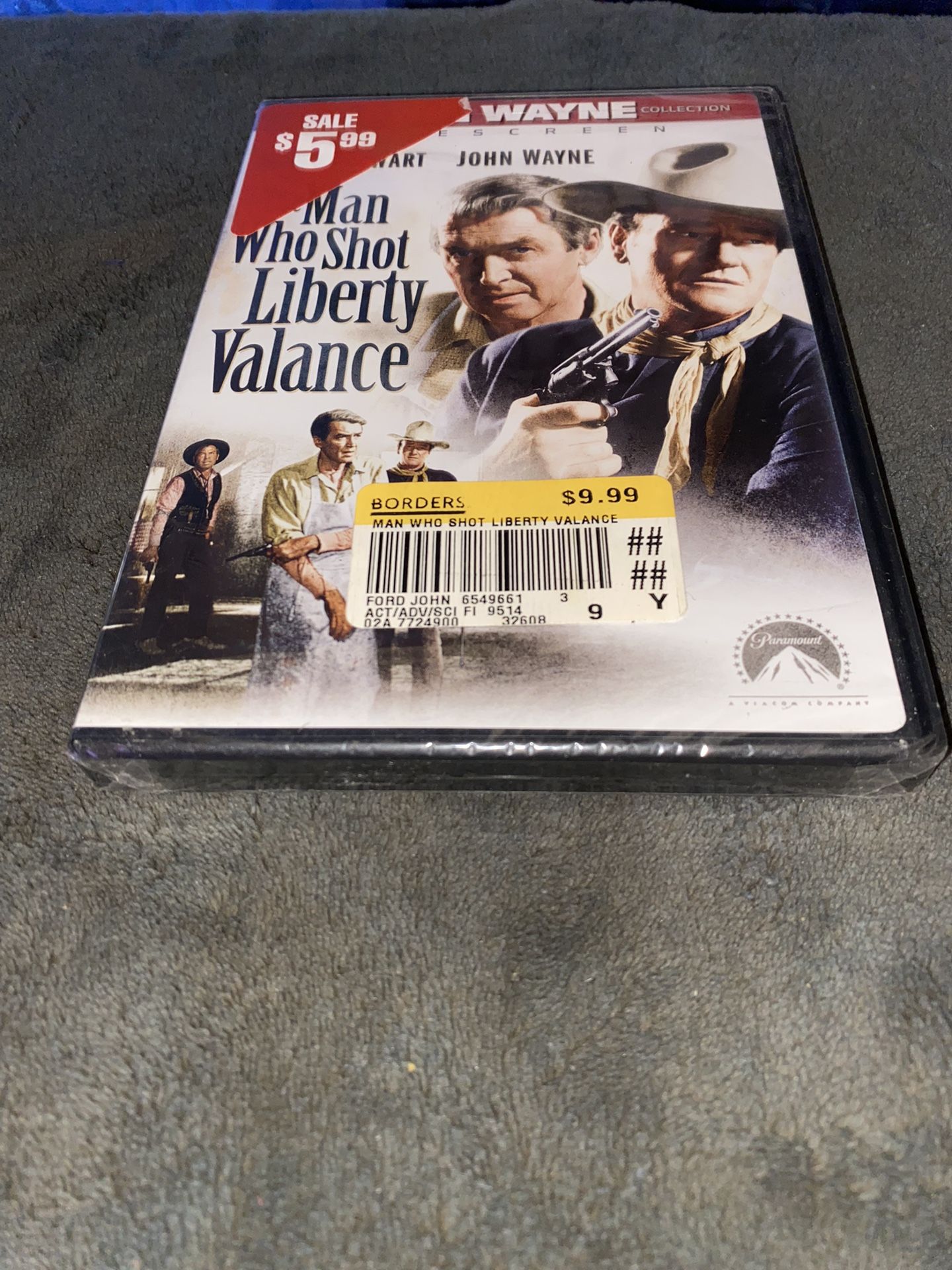 The Man That Shot Liberty Valance DVD. New.