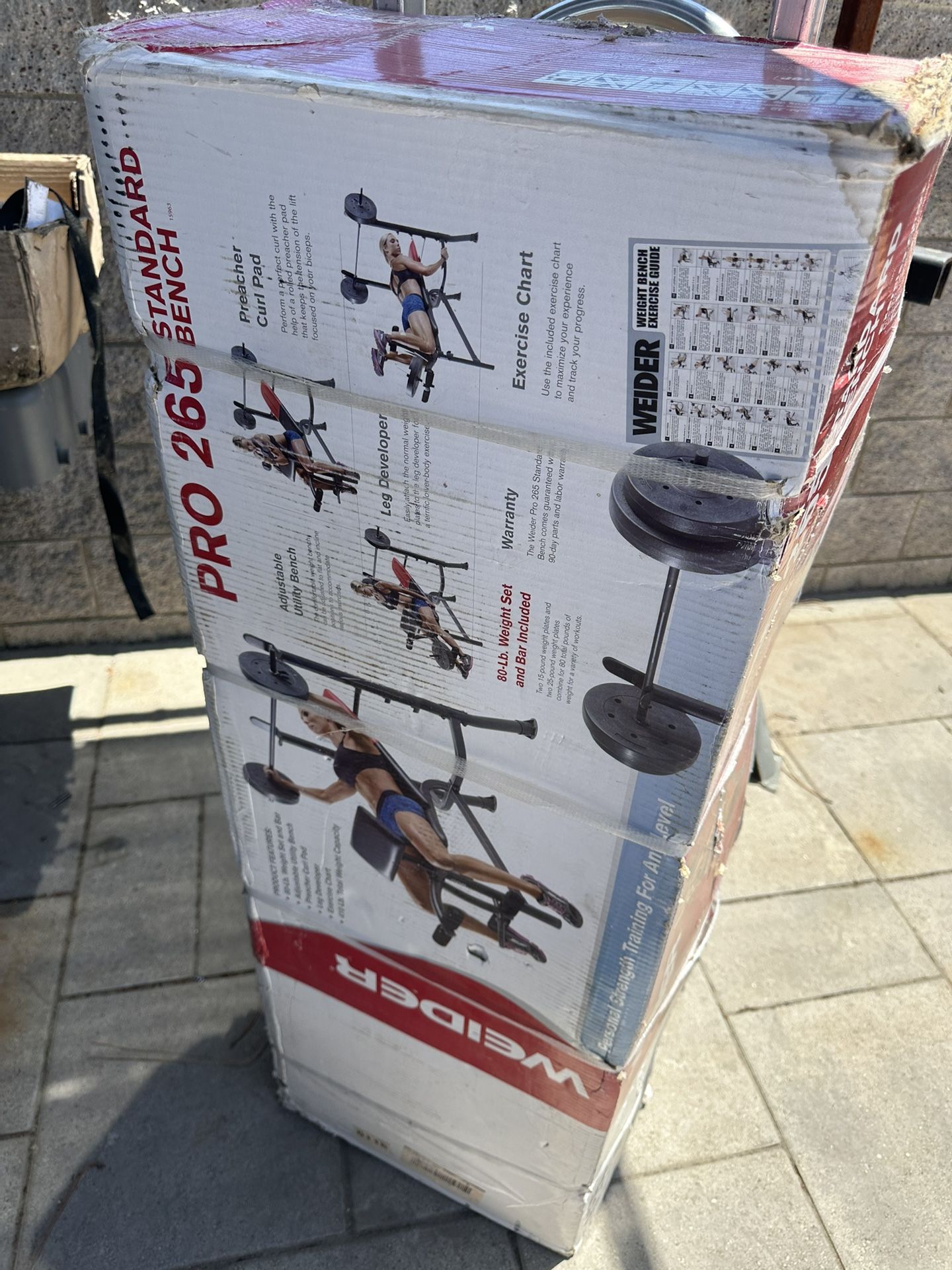 Weider Pro 265 Standard Weight Bench