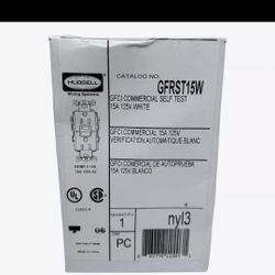 2 GFI OUTLETS FOR KLITCHEN, BATH OTHER PLACES WHRE WAYER OR ELECTRIC LOQD COULD BE A ISSUE. 