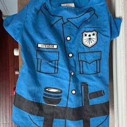 Dog Costume Fits L Policeman Cop just $5 xox