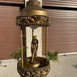 Vintage MCM Goddess Rain oil Lamp
