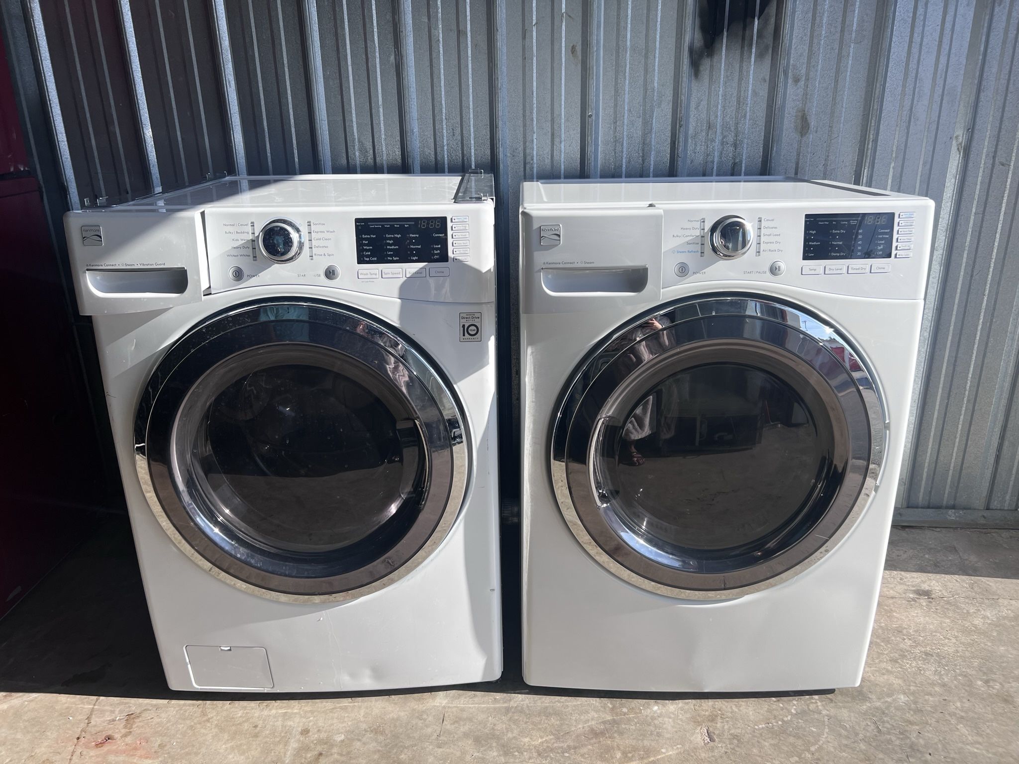 Kenmore Steam Washer And Dryer Set✅working Perfect With Warranty 