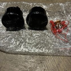 JEEP WRANGLER SMOKE LENS AMBER LED FRONT TURN SIGNAL LIGHTS PAIR